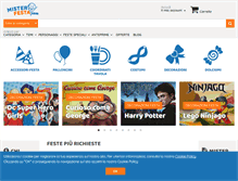 Tablet Screenshot of misterfesta.com